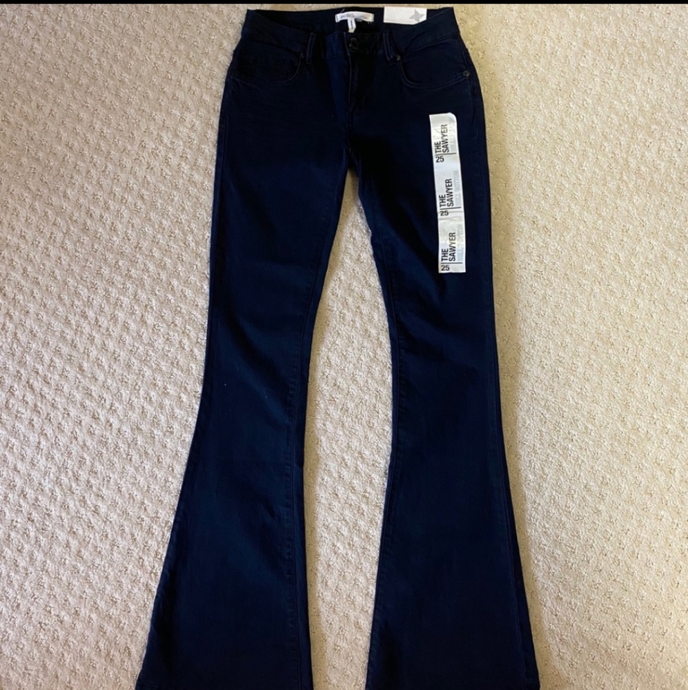 BCBGeneration The Sawyer Bell Bottom Denim Jeans